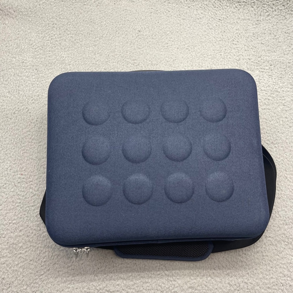 IKEA 702.100.52 Family UPPTÄCKA Briefcase navy blue hard-molded style laptop bag